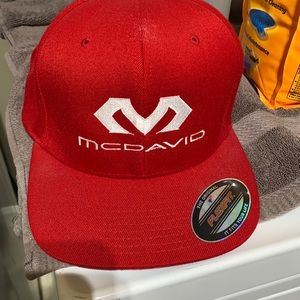 Mcdavid flex fit hat red - never worn
